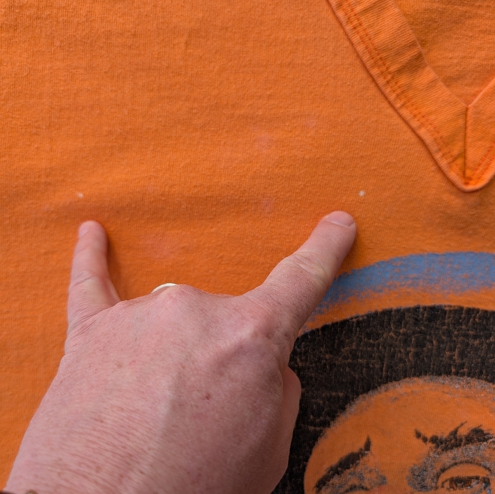 Rare Vintage Rick Embry Emmett Kelly Weary Willy Sad Orange Clown Sleep Shirt L - Picture 5 of 14